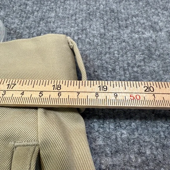Tommy Bahama Chino Pants Mens 38x30 100% Silk Khaki Relaxed Pleated Old Money - Picture 4 of 13